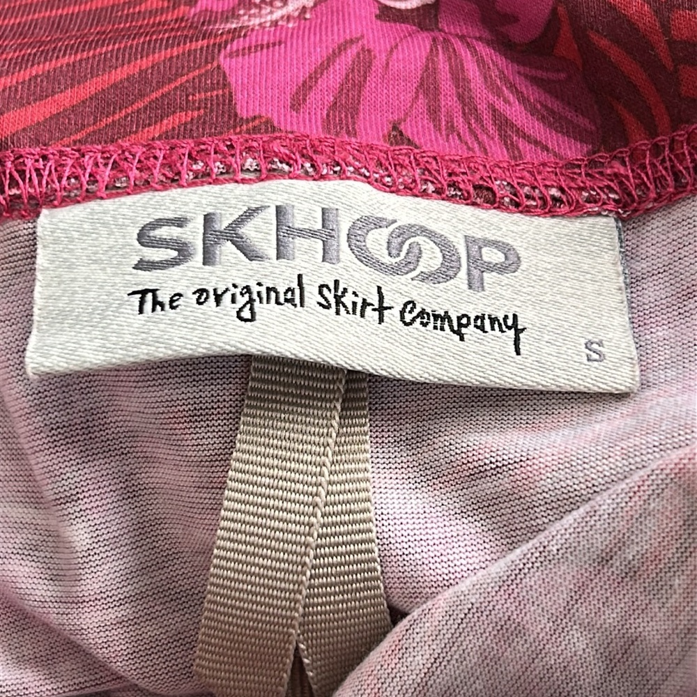 Skhoop Tropical Print Mini Skirt Size Small - Picture 5 of 6